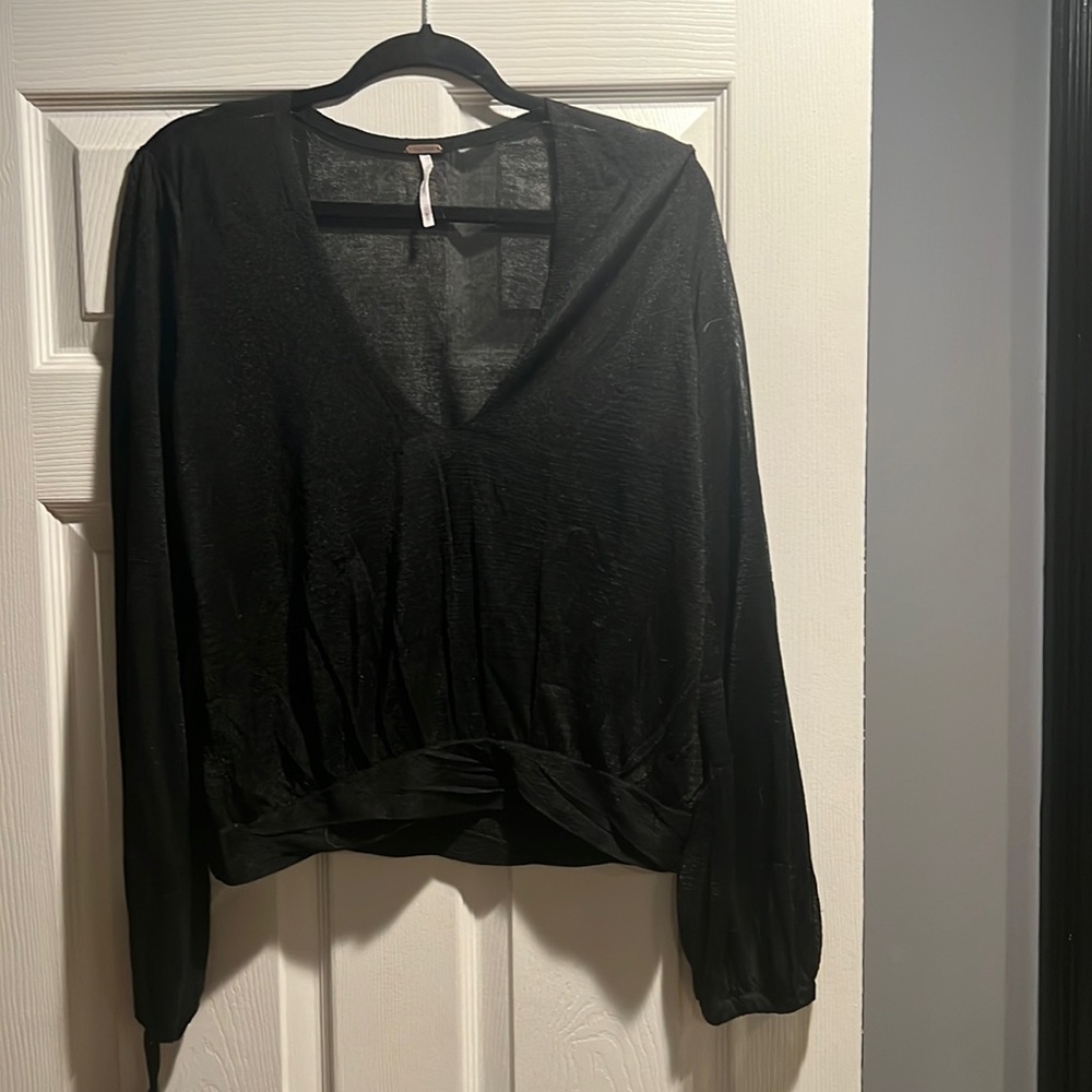 Long sleeve sheer free people top
